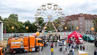 Riesenrad beim Mistfest